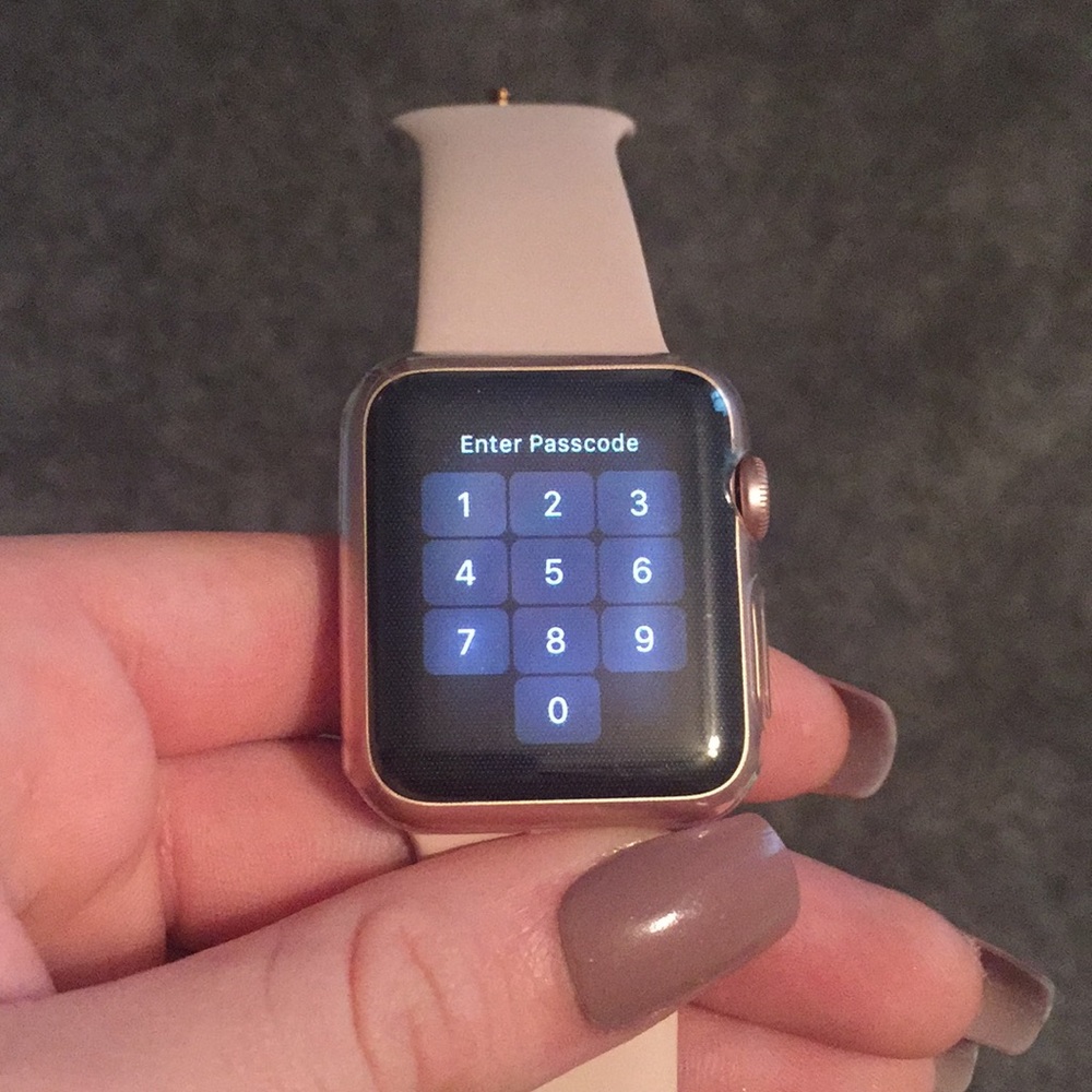 Rose gold Series 1 apple watch brand new 38mm